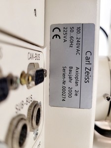 Thumbnail image of Zeiss Axioplan 2 Imaging Fluorescence Microscope w/ Lamp PSU, HBO/HAL Lab