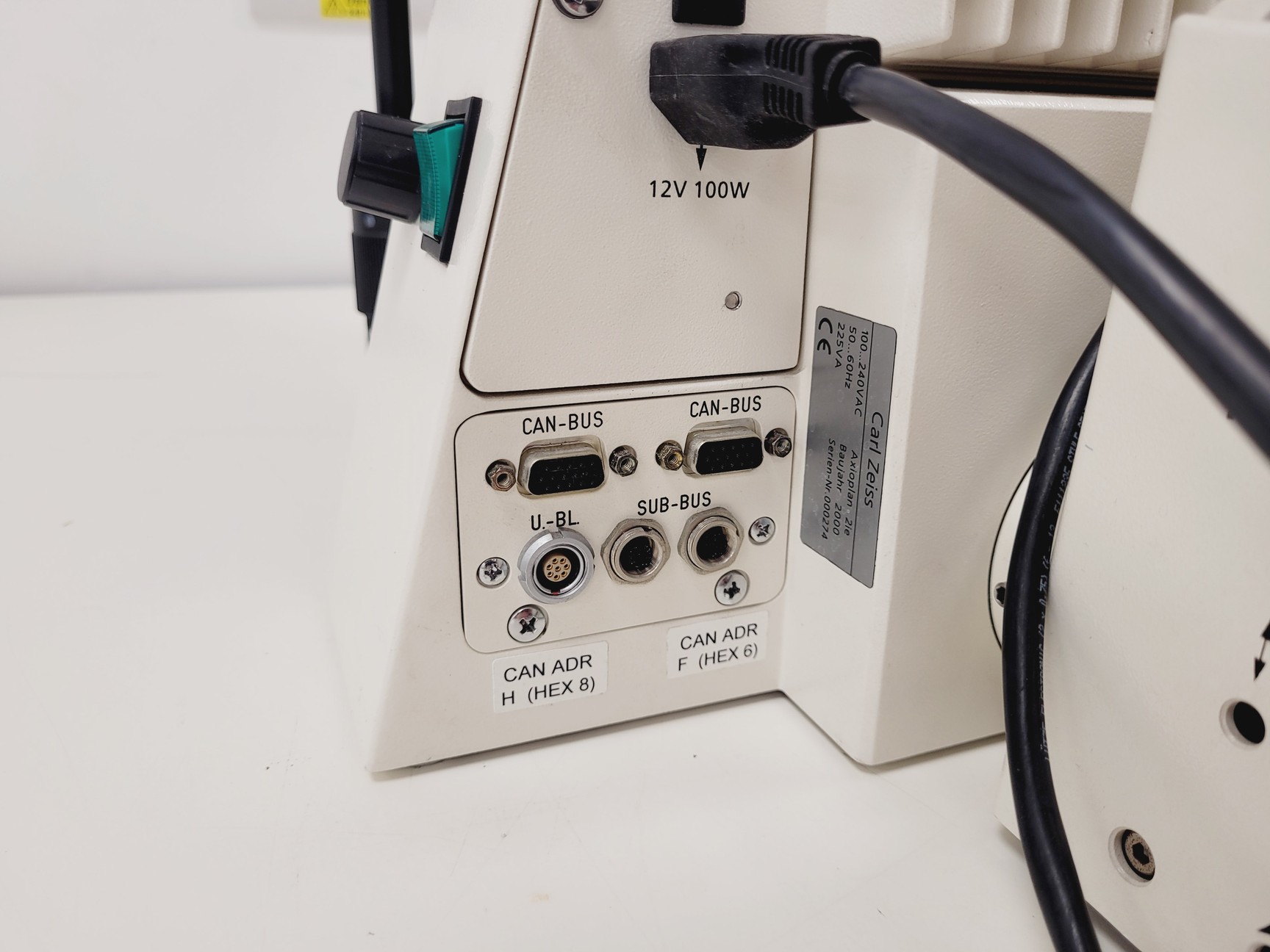 Image of Zeiss Axioplan 2 Imaging Fluorescence Microscope w/ Lamp PSU, HBO/HAL Lab