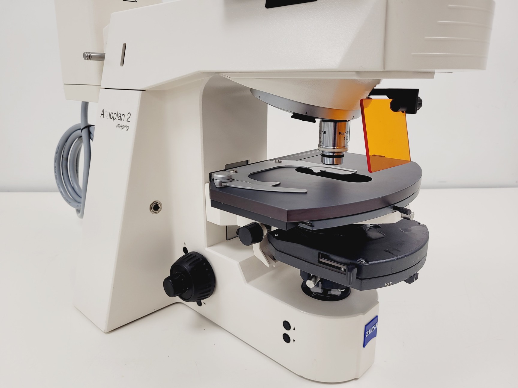 Image of Zeiss Axioplan 2 Imaging Fluorescence Microscope w/ Lamp PSU, HBO/HAL Lab