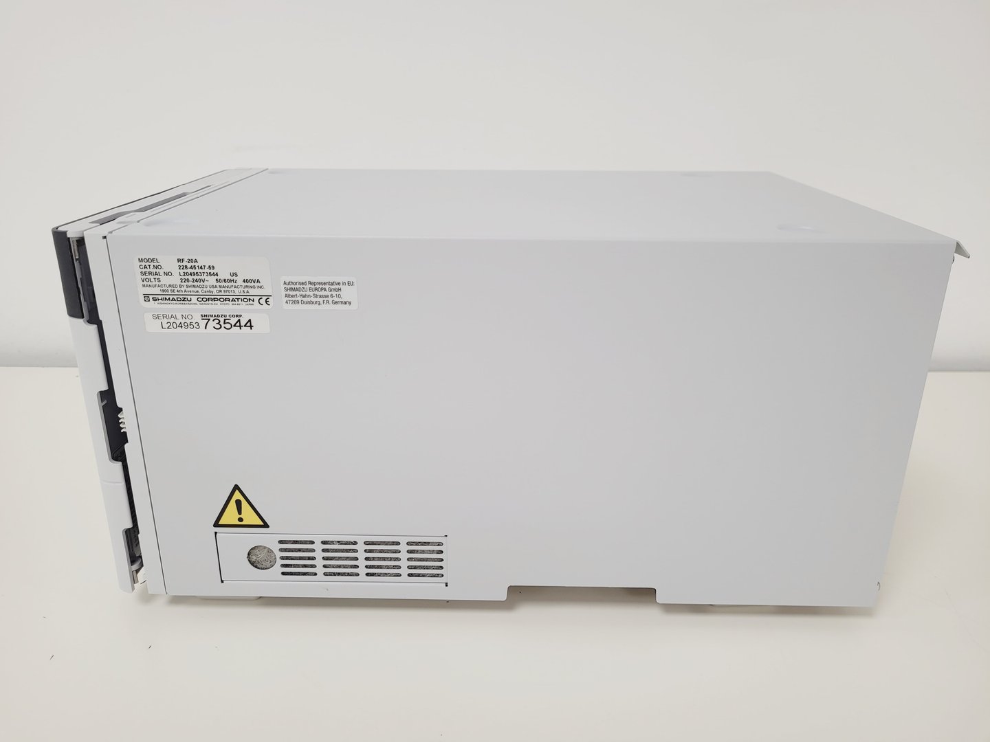 Image of Shimadzu RF-20A Prominence Fluorescence Detector