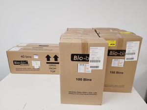 Thumbnail image of 980 x Bio-Bin 6 Litre Pipette Clinical Waste Disposal Bins Lab