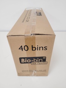 Thumbnail image of 980 x Bio-Bin 6 Litre Pipette Clinical Waste Disposal Bins Lab