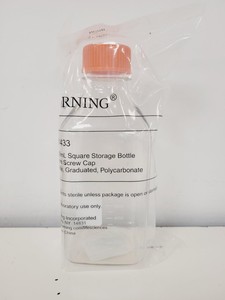 Thumbnail image of Pallet of Corning Assorted Plastic Erlenmeyer Flasks  43114 431433 Mixed Sizes 