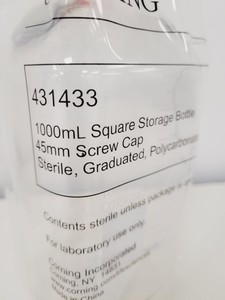 Thumbnail image of Pallet of Corning Assorted Plastic Erlenmeyer Flasks  43114 431433 Mixed Sizes 