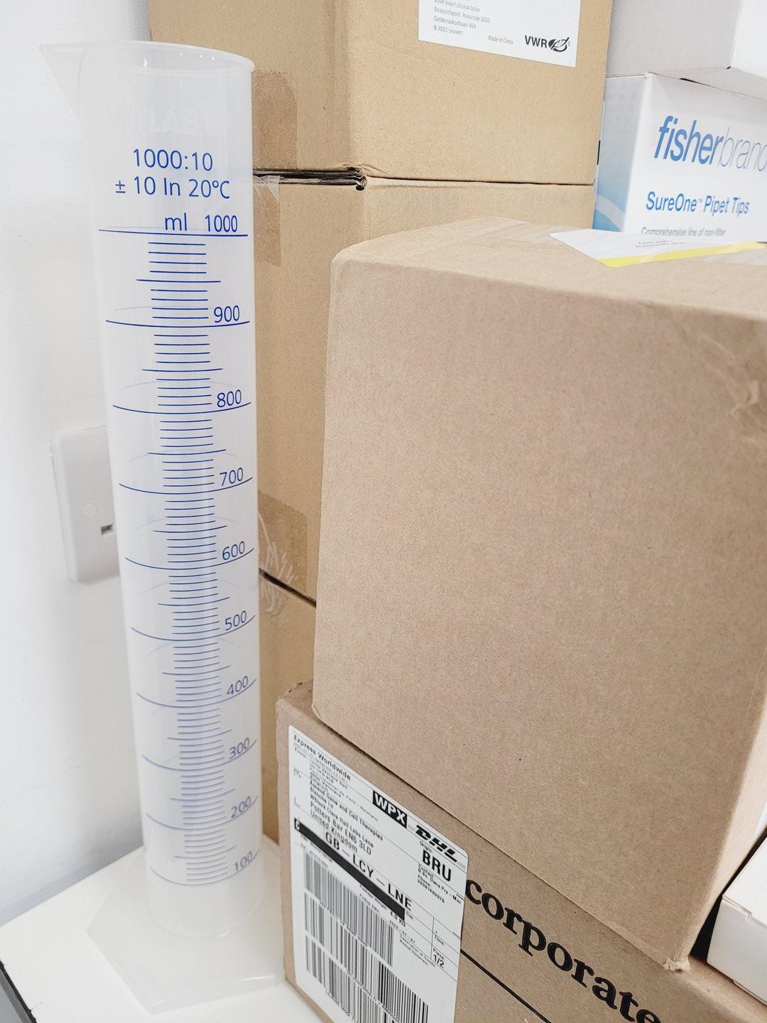 Image of Pallet of Assorted Plastic and Glass Consumables - Fisherbrand - Corning - Lonza
