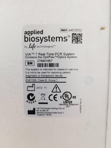 Thumbnail image of Applied Biosystems ViiA 7 Real-Time PCR System & Software Lab