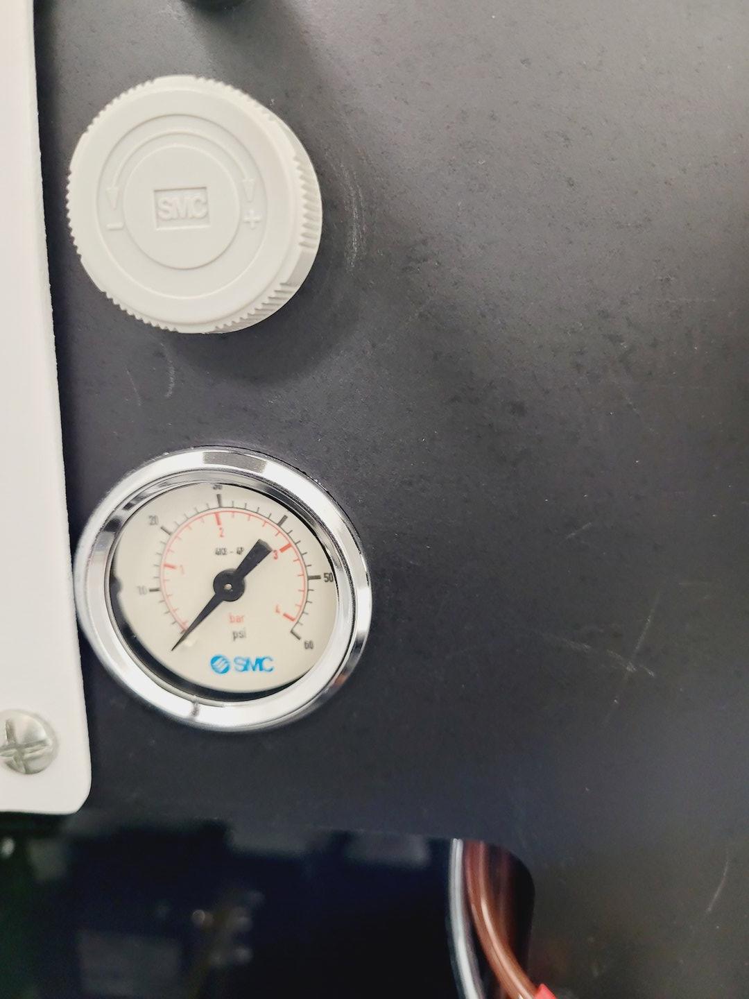 Image of FluidX X-Seal AAS Automated Adhesive Sealer with Bambi VT75 Compressor Lab