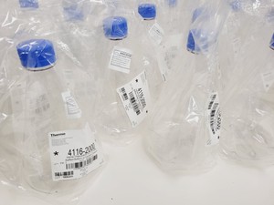 Thumbnail image of 34 x Thermo Disposable Erlenmeyer Baffled Flasks 2000ml PETG 4116-2000