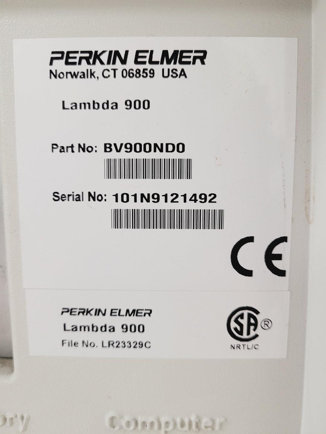 Image of Perkin Elmer Lambda 900 UV/VIS/NIR Spectrometer Lab