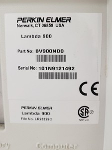 Thumbnail image of Perkin Elmer Lambda 900 UV/VIS/NIR Spectrometer Lab