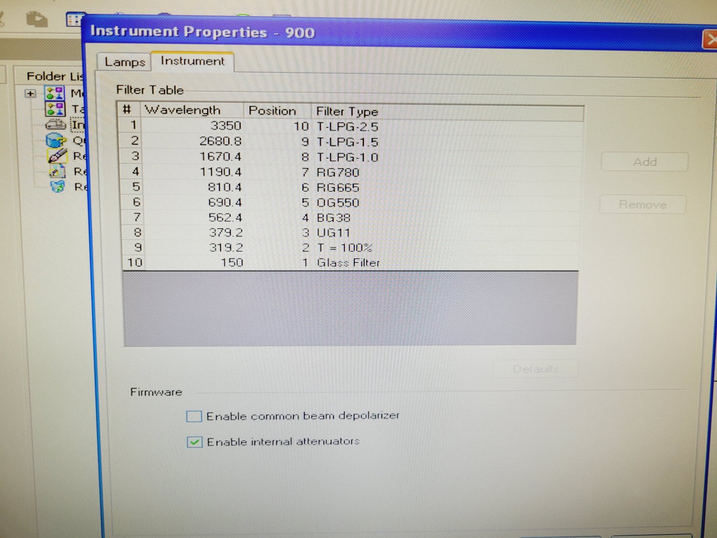 Image of Perkin Elmer Lambda 900 UV/VIS/NIR Spectrometer Lab