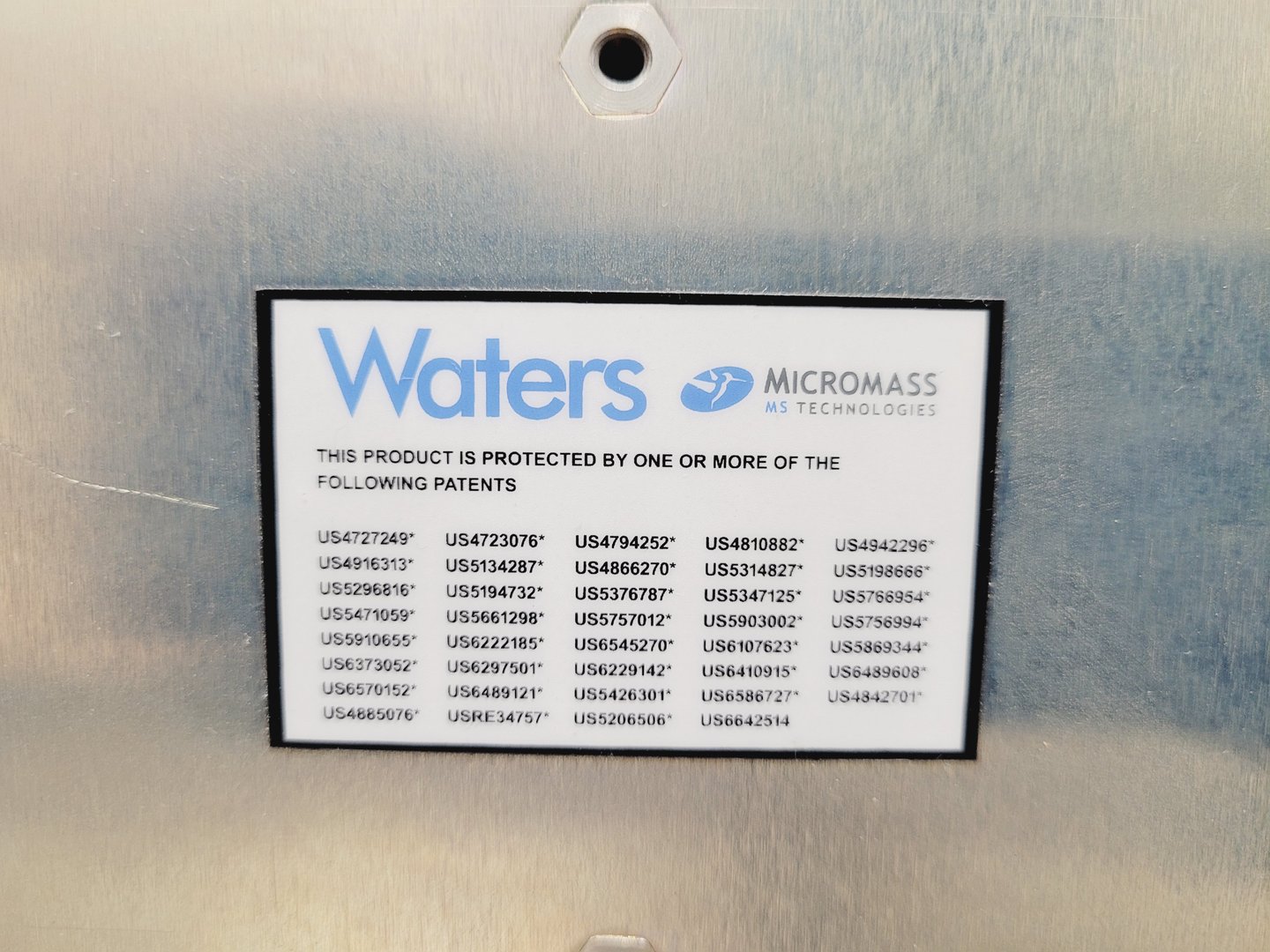 Waters Micromass Q-Tof micro Mass Spectrometer Lab