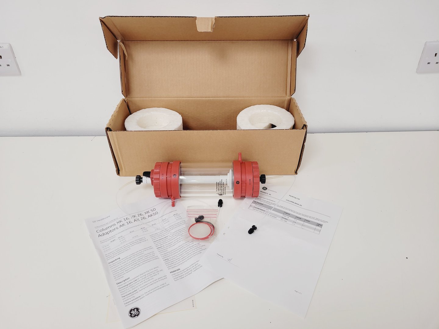 Image of Pharmacia Biotech Chromatography Column XK 50 20 Lab