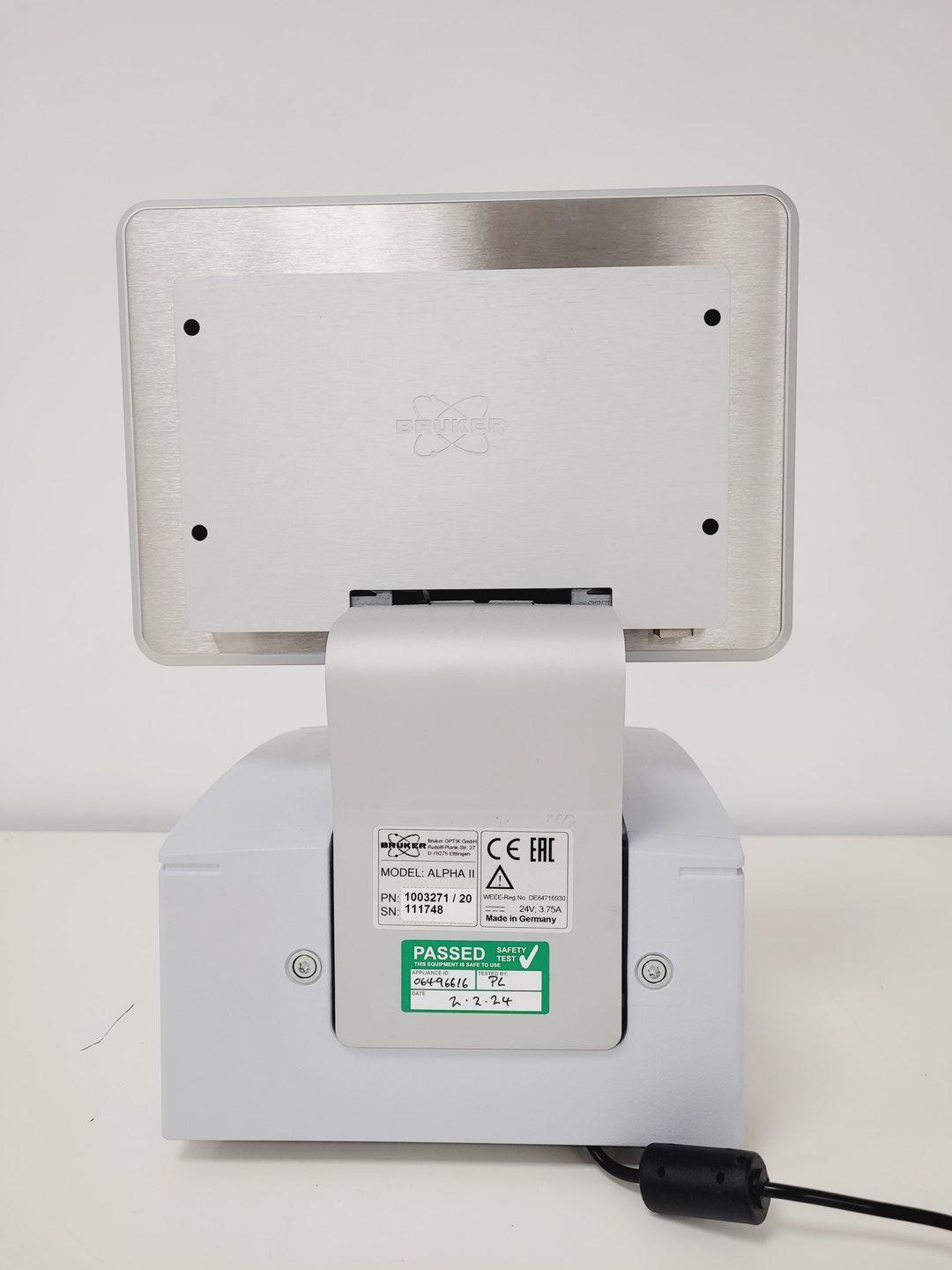 Image of Bruker Alpha II Platinum-ATR FT-IR Spectrometer