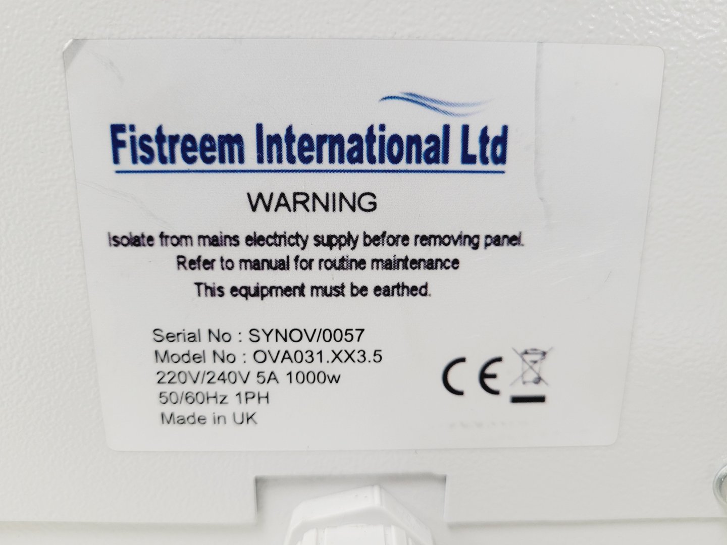 Image of Fistreem Ascon Tecnologic Vacuum Oven
