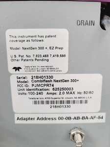 Thumbnail image of Teledyne Isco Combiflash Nextgen 300+ EZ Prep Chromatography System + Parts 