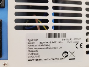 Thumbnail image of Grant LTC2 Low Temperature Circulator TC120 R2 Chiller Water Bath Lab