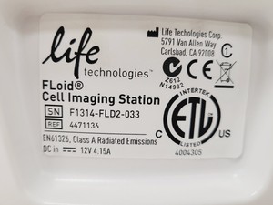 Thumbnail image of  Life Technologies Floid Cell Imaging Station & Recovery Drives Lab Fauty