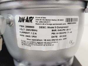 Thumbnail image of Jun-Air Model 3 Air Compressor