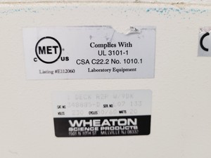 Thumbnail image of Wheaton 348885-D Deck R2P WX 9 DK Roller Lab Spares/Repairs