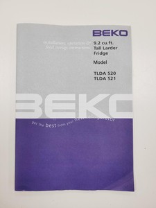 Thumbnail image of Beko TLDA 521 9.2 cu.ft. Tall Larder Refrigerator Lab