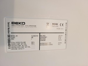 Thumbnail image of Beko TLDA 521 9.2 cu.ft. Tall Larder Refrigerator Lab