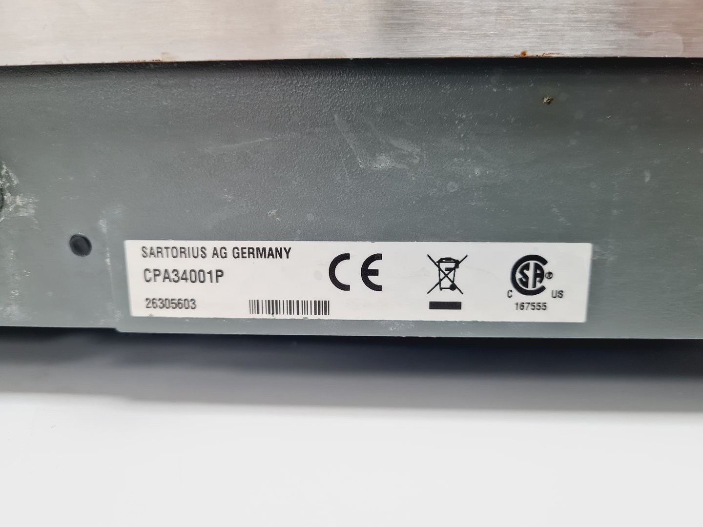 Image of Sartorius CPA34001P Laboratory Analytical Balance Scales Lab