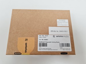 Thumbnail image of 5 x Boxes Sartorius Stedim 16373  BioWelder Disposable Cutting Blades (Qty. 400)