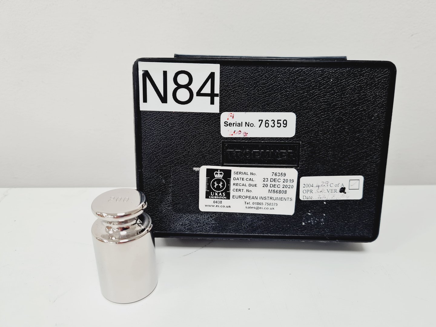 Image of 6 x Calibration Weights Mettler Toledo, Fisherbrand & Troemner 100g,200g,1kg