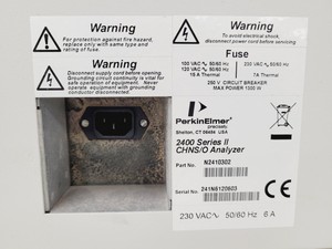 Thumbnail image of Perkin Elmer 2400 Series II CHNS/O Elemental Analyser