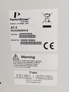 Thumbnail image of Perkin Elmer 2400 Series II CHNS/O Elemental Analyser