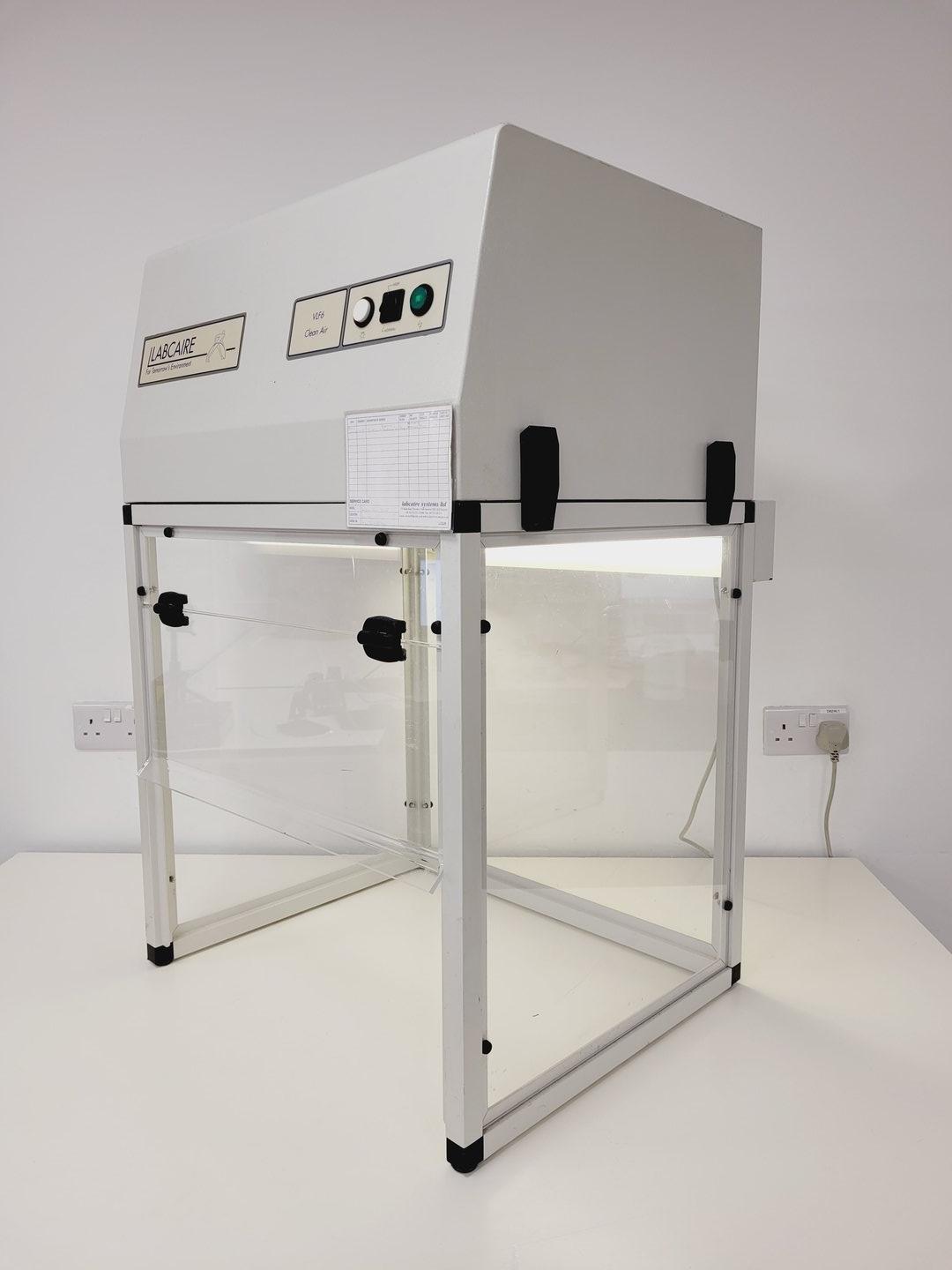 Image of Labcaire VLF 6 Clean Air Vertical Laminar Flow Cabinet Lab