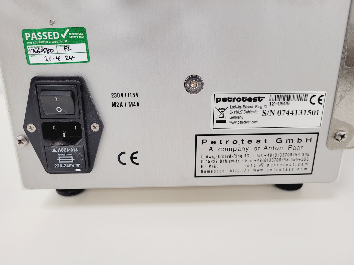 Image of Petrotest Model ABA 4 Flash-point Tester Lab
