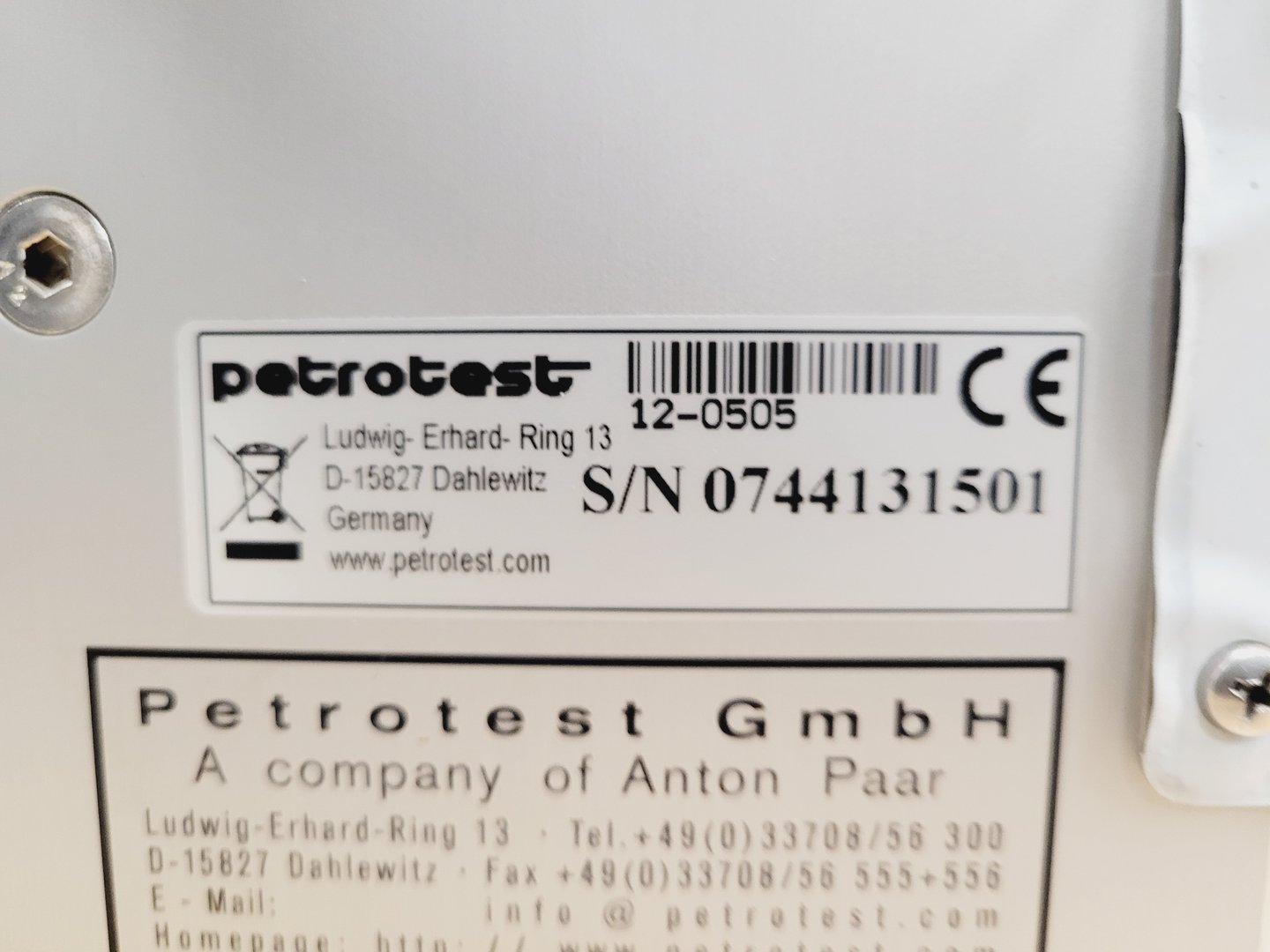 Image of Petrotest Model ABA 4 Flash-point Tester Lab