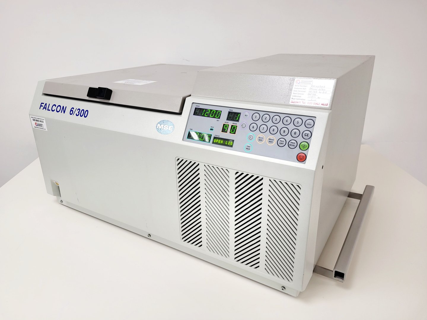 Image of MSE Falcon 6/300 Centrifuge w/ MSE Swing Out Rotor Lab