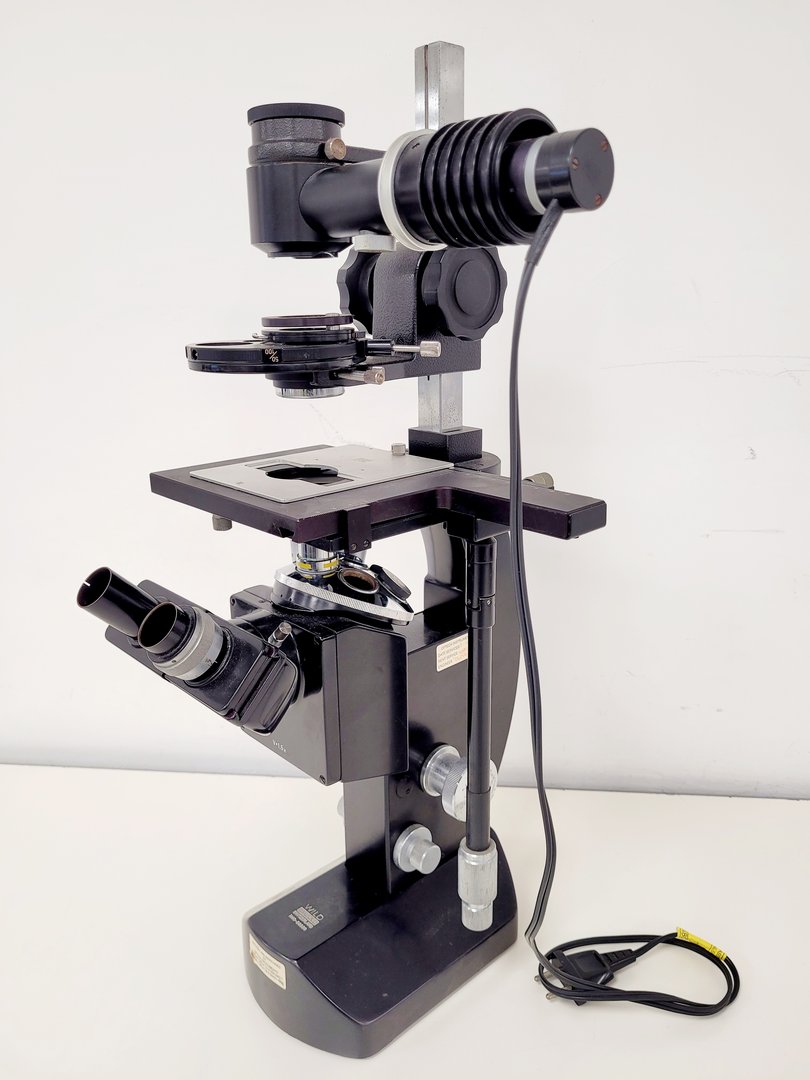 Image of Wild Heerbrugg M40-58830 Inverted Microscope A10/0.25, SPL 20/0.25, SPL 40/0.60