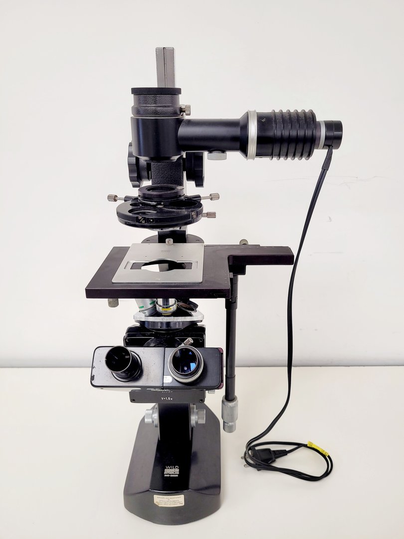 Image of Wild Heerbrugg M40-58830 Inverted Microscope A10/0.25, SPL 20/0.25, SPL 40/0.60