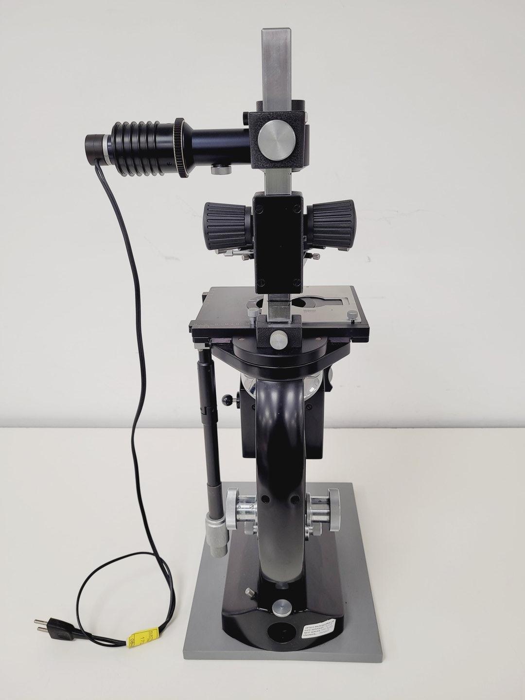 Image of Wild Heerbrugg M40A Inverted Microscope 4/0.10, 10/0.25 Ph, 20/0.25 Ph, 40/0.25