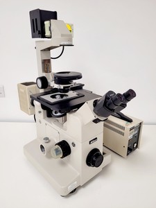 Thumbnail image of Nikon Diaphot-TDM Inverted Phase Contrast Fluorescence Microscope 4 x Objectives