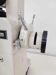 Thumbnail image of Nikon Diaphot-TDM Inverted Phase Contrast Fluorescence Microscope 4 x Objectives