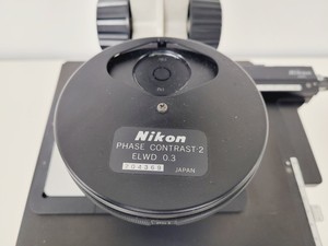 Thumbnail image of Nikon Diaphot-TDM Inverted Phase Contrast Fluorescence Microscope 4 x Objectives