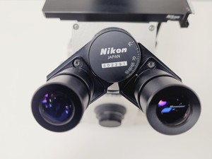 Thumbnail image of Nikon Diaphot-TDM Inverted Phase Contrast Fluorescence Microscope 4 x Objectives