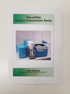 Thumbnail image of Genevac miVac Centrifugal Concentrator System Lab