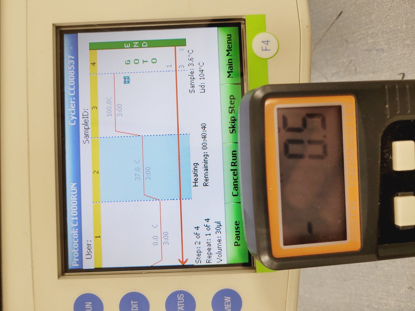 Image of Bio-Rad C1000 Thermal Cycler + CFX96 Real Time System Lab