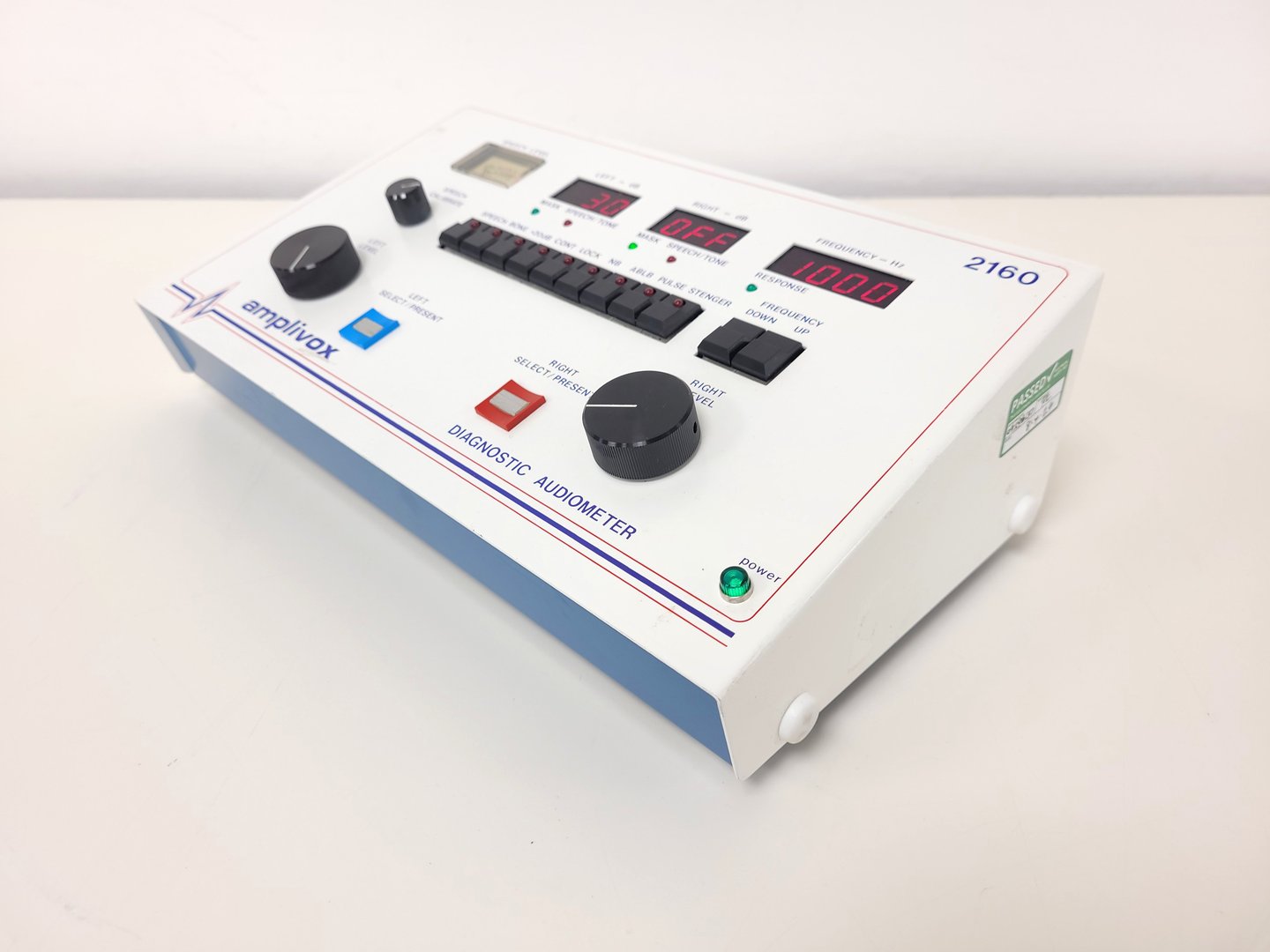 Image of Amplivox Model 2160 Audiometer Hearing Tester