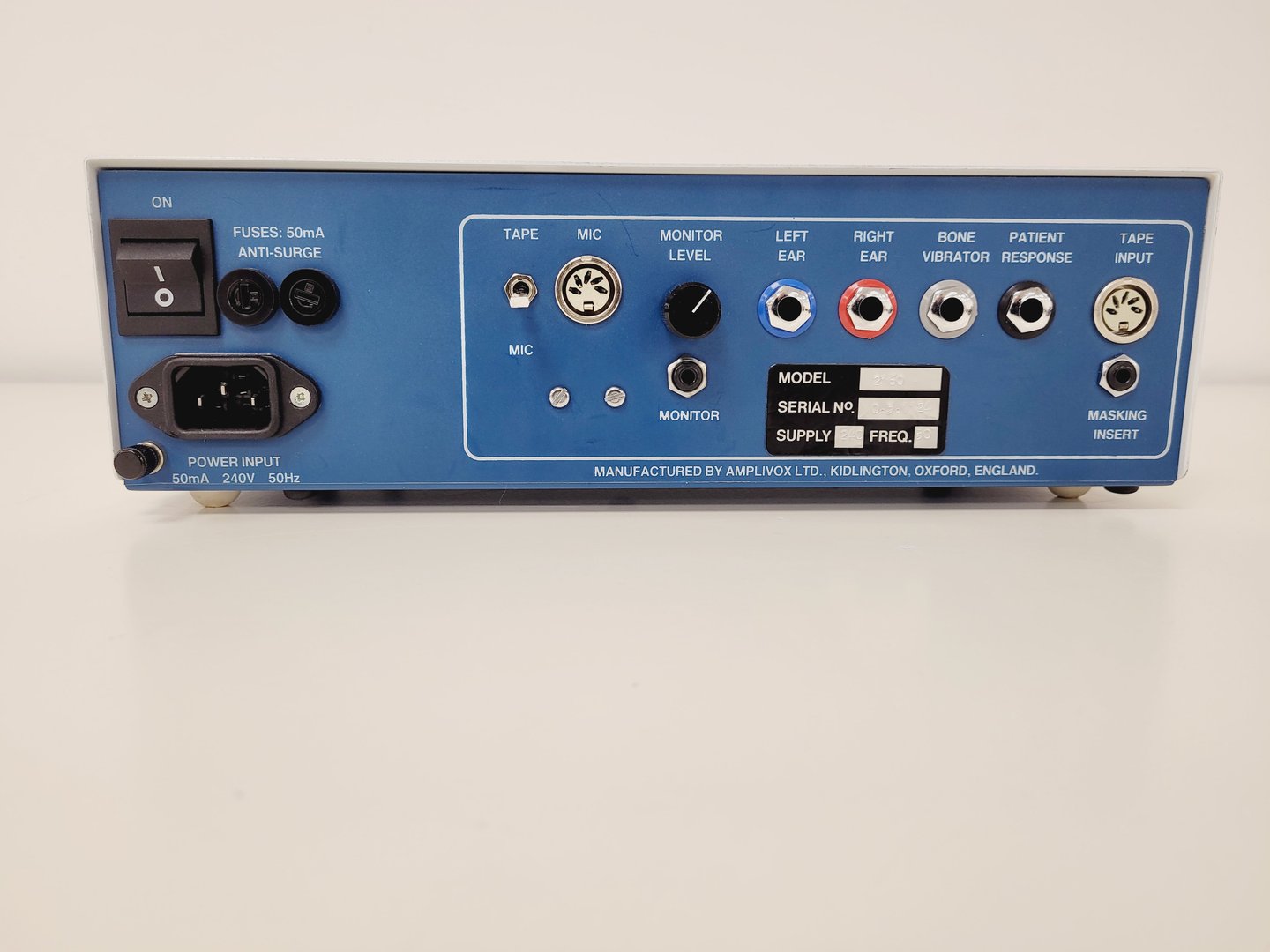 Image of Amplivox Model 2160 Audiometer Hearing Tester