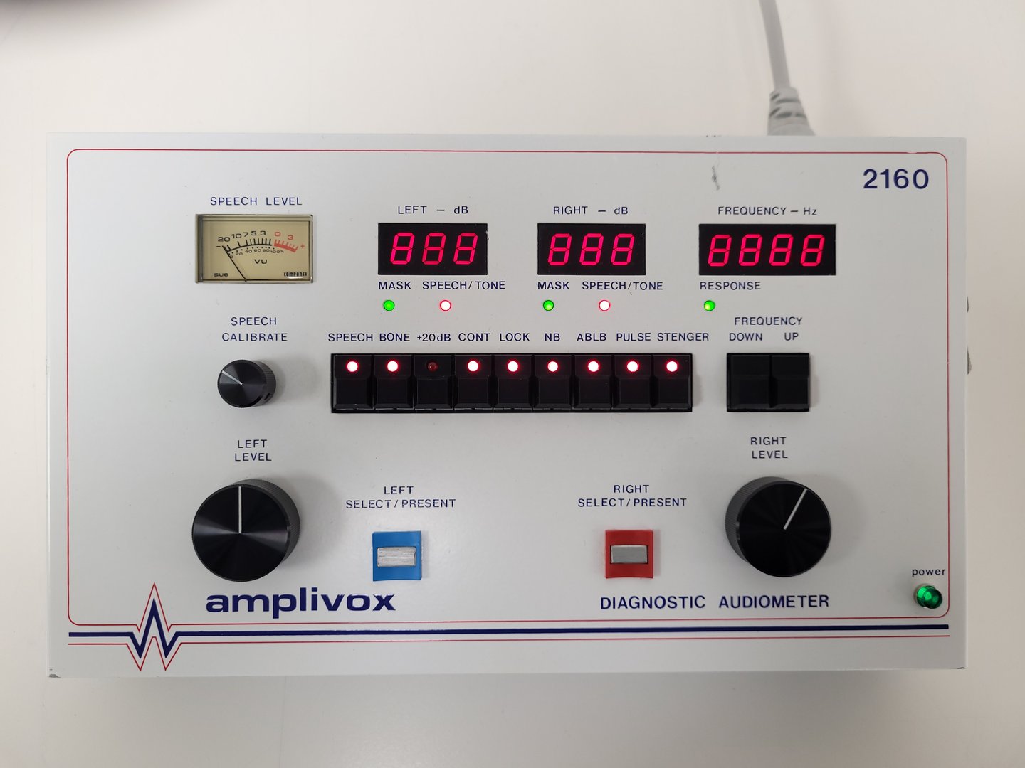 Image of Amplivox Model 2160 Audiometer Hearing Tester