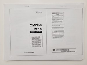 Thumbnail image of Roland Modela MDX-15 3D Milling Machine with Software 