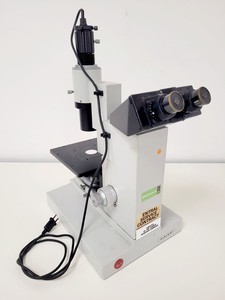 Thumbnail image of Leitz Diavert Inverted Microscope w/ 3 x Objectives Lab