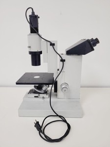 Thumbnail image of Leitz Diavert Inverted Microscope w/ 3 x Objectives Lab